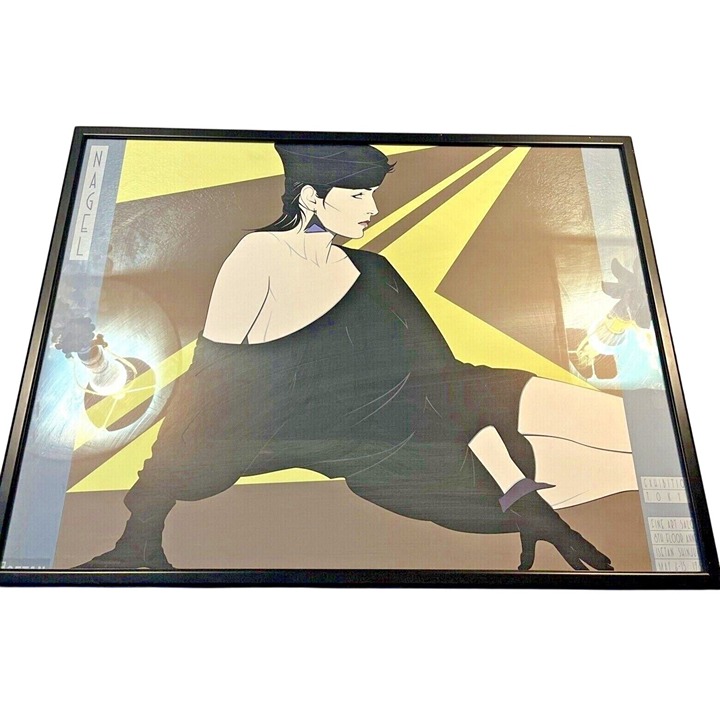 VTG Patrick Nagel ISETAN Art Deco Litho Department Store Expo Tokyo 1980's