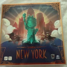 Santorini NEW YORK art deco board game by SPIN MASTER