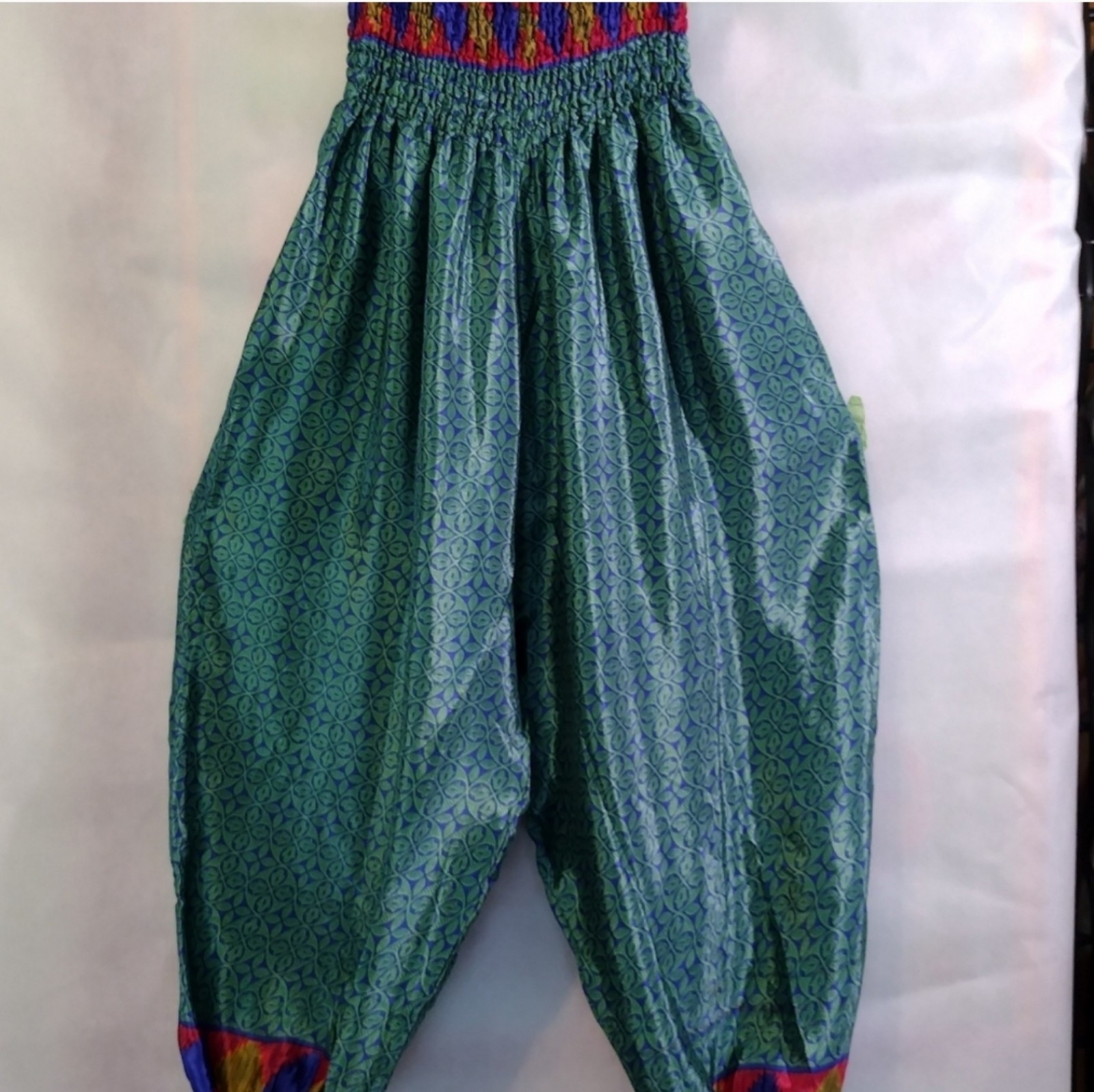 NEW Women's Parachute, Harem pants 100% silk, SZ XL NWOT