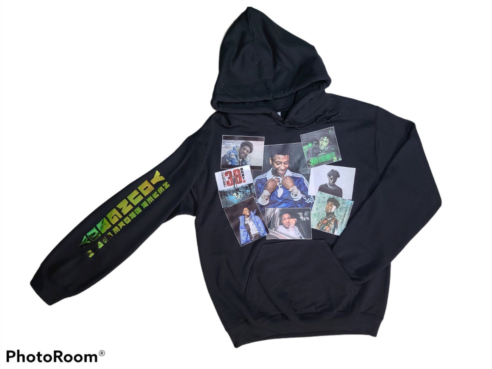 NBA YoungBoy Custom Collage Hoodie [Size L]