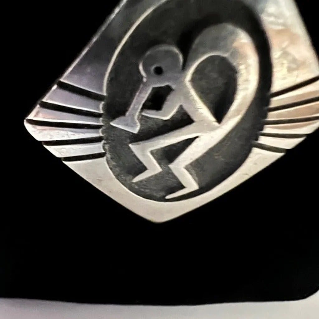 Jason Takala Signed Sterling Silver Native American Hopi Pendant