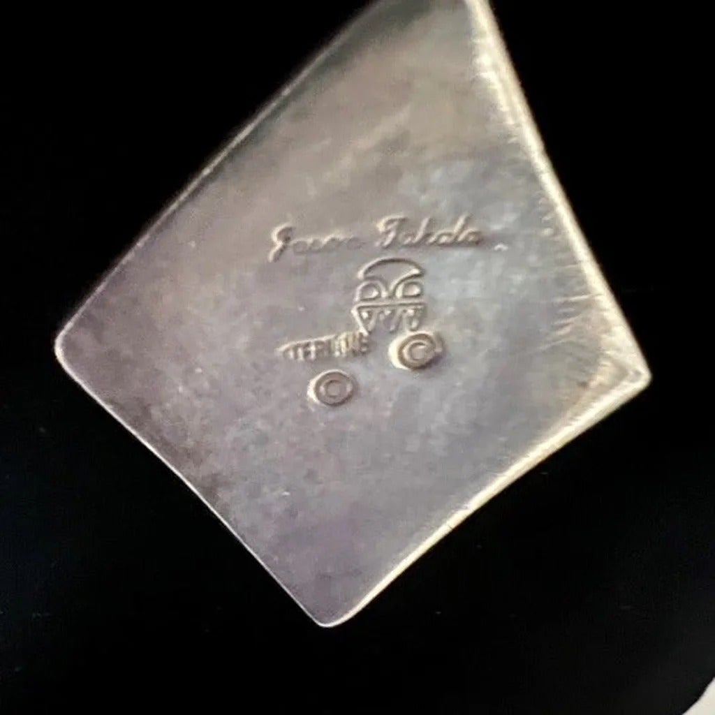 Jason Takala Signed Sterling Silver Native American Hopi Pendant