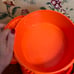Vintage Set Of 5 Mandarin Orange Tupperware Servalier 8 Cup Canisters