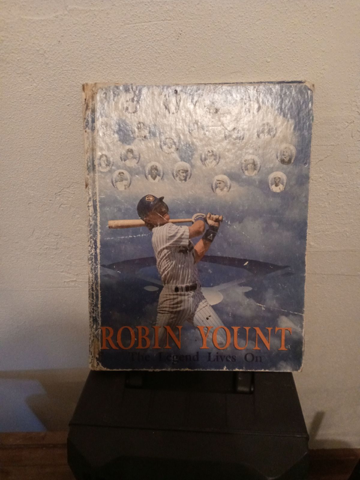 Old baseball book .Robin Yount