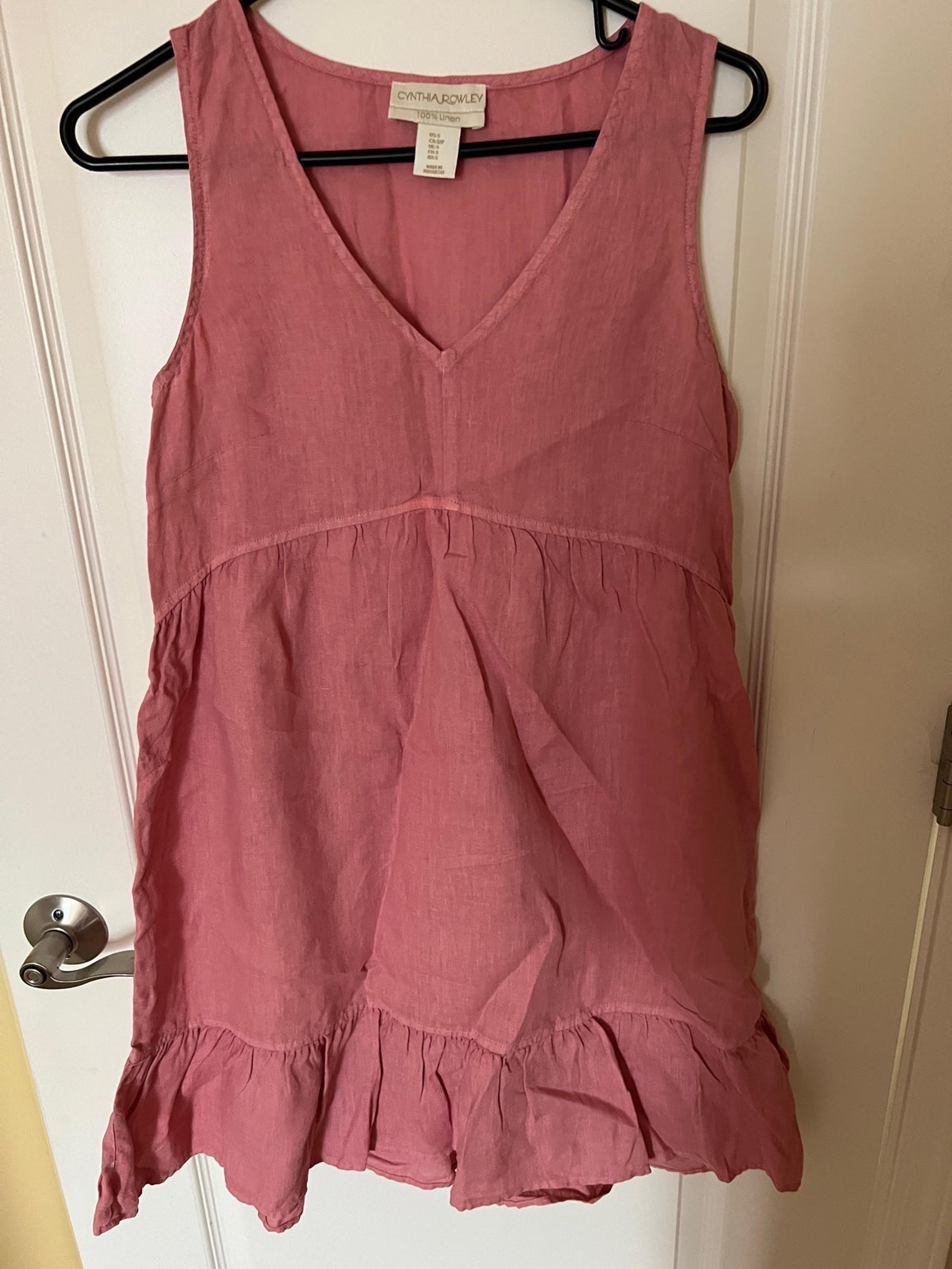 Cynthia Rowley Linen Dress in Size Small