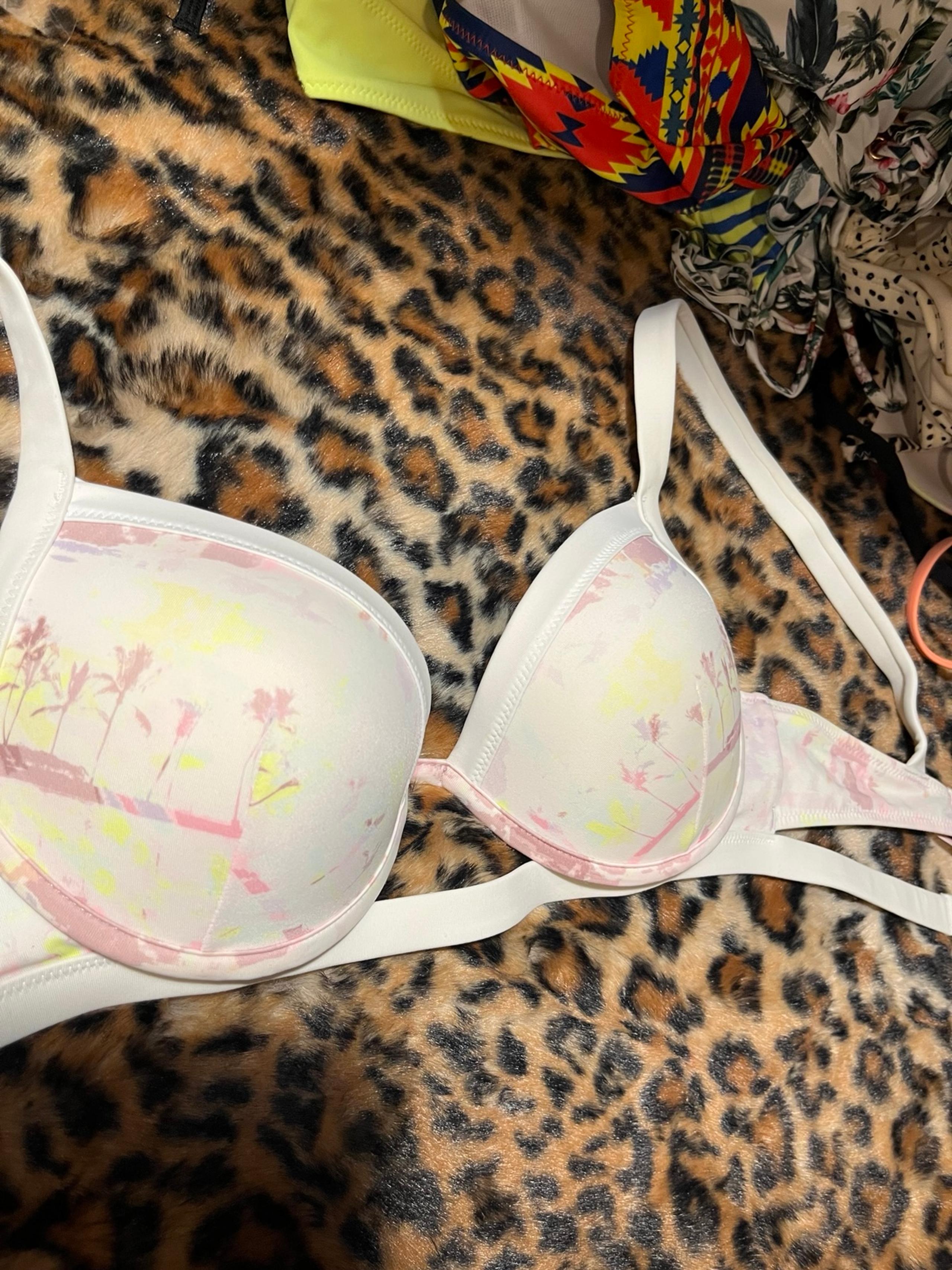 32C Victoria secret bikini swim bathing suit padded push up tropical