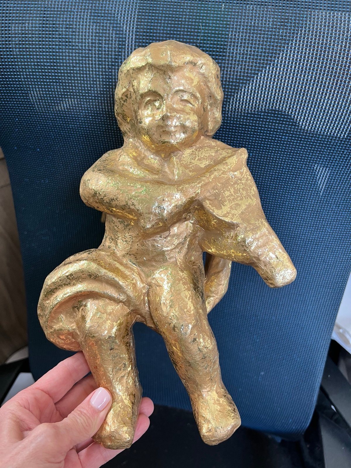 Vintage papier-mâché Cupid