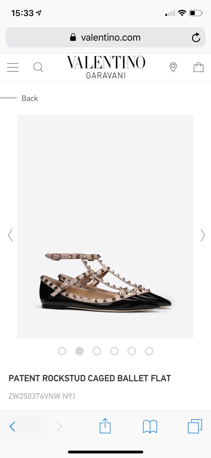 Valentino Rockstud Flats