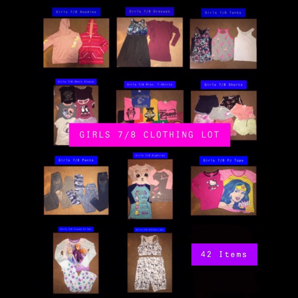 Girls 7/8 Clothing Lot