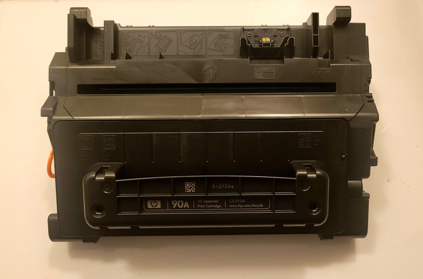 Genuine HP Black Toner Cartridge; HP 90A; Part #CE390a