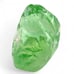 Vaseline Art Glass Cullet Translucent Uranium Glowing Glass #4GX38