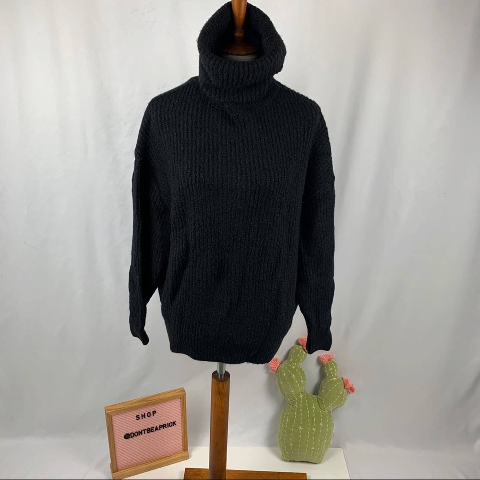 New Zara Black Oversized Sweater (Sz: L)