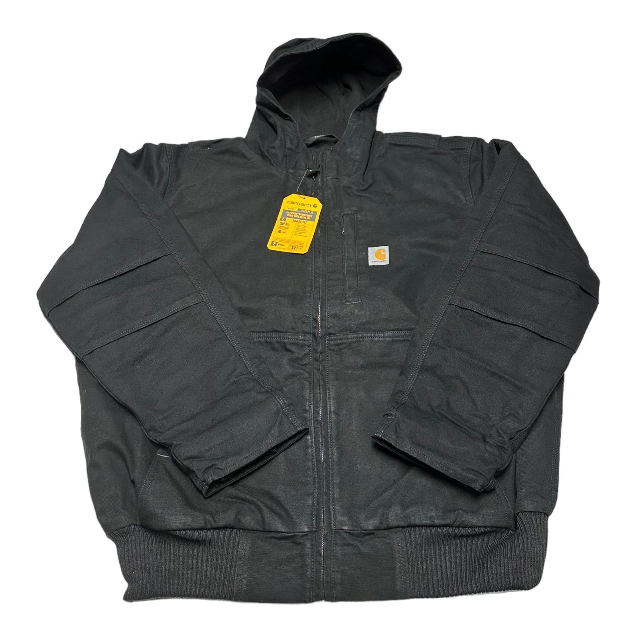 NWT Men's Carhartt Armstrong Full Swing Active Jacket Black OJ3371 Size XL