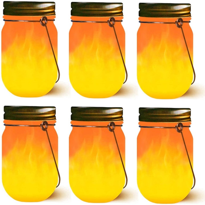 Glass Mason Jar Outdoor Hanging Lamps Lighting
