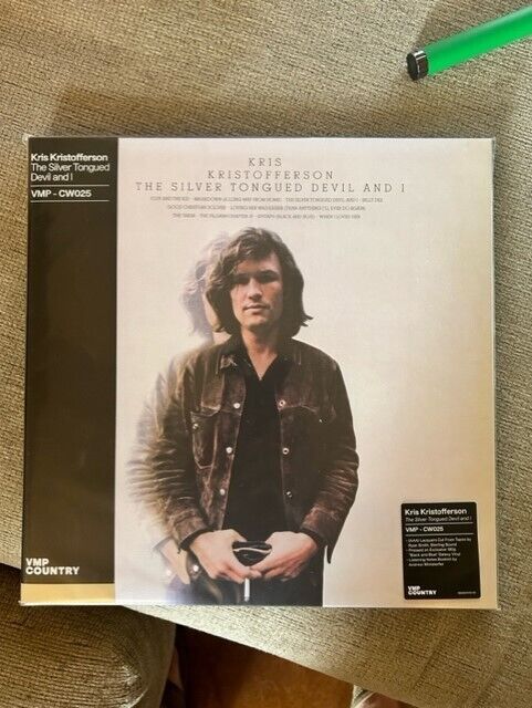 Kris Kristofferson The Silver Tongued Devil & I VMP Black Blue Galaxy Vinyl LP