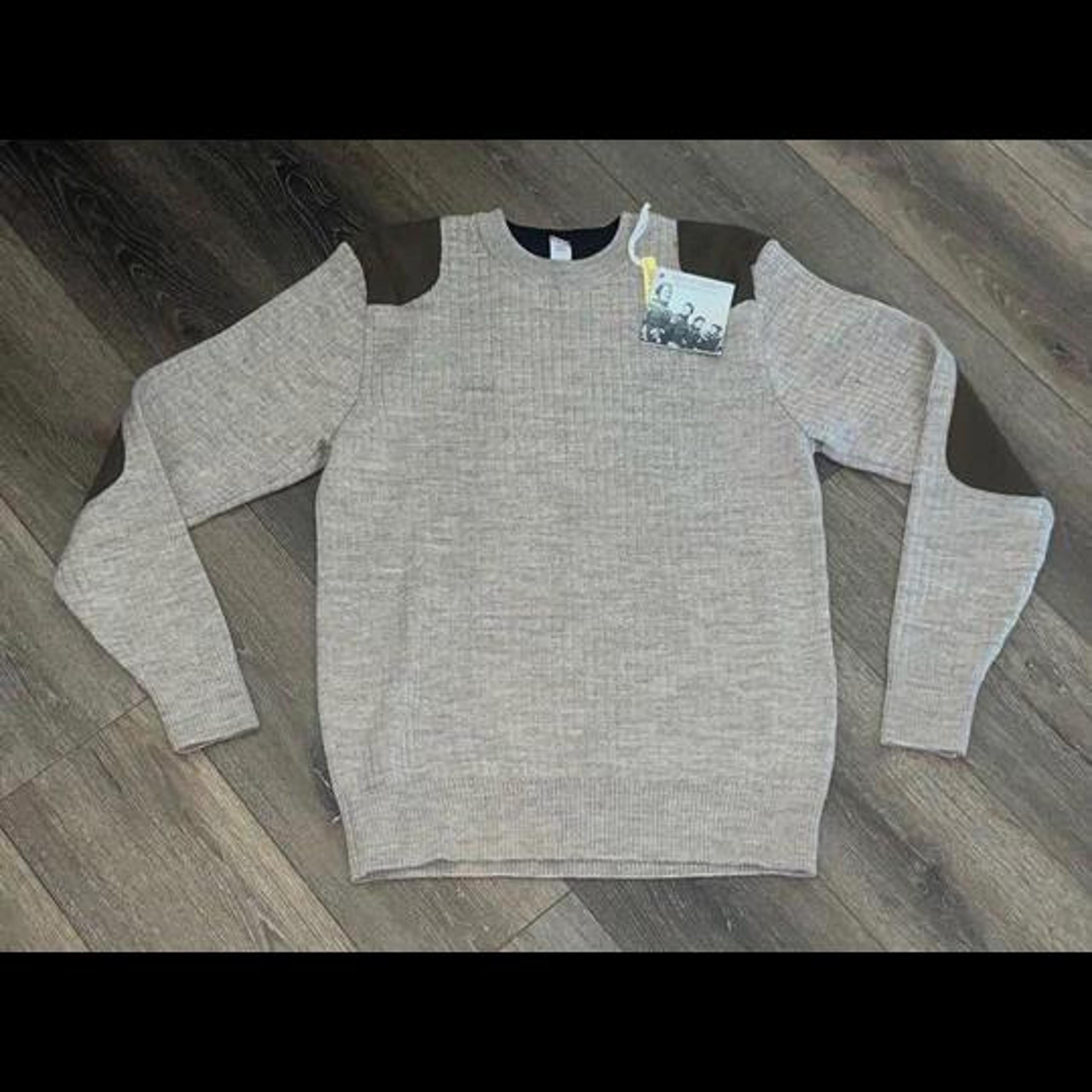 Dale of Norway Men's Rare Furu Masculine Sweater Long Sleeve Tan Size M NWT