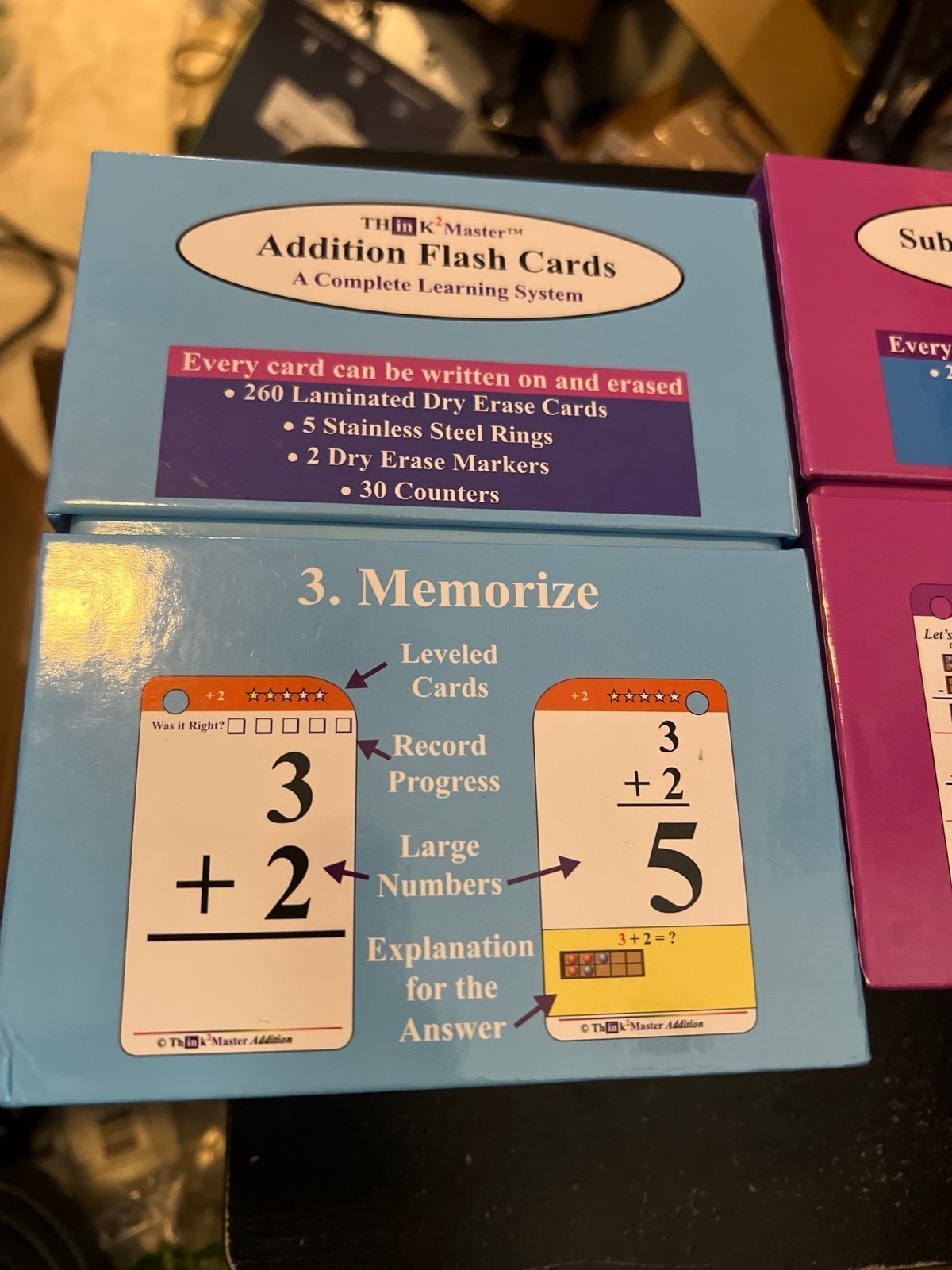 For Think2Master Addition, Subtraction & Multiplication Flash Cards. This 3 Pack