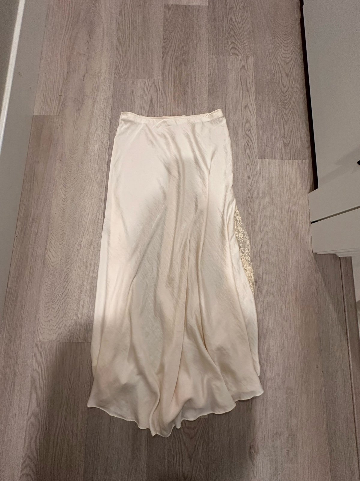 Free people satin skirt
