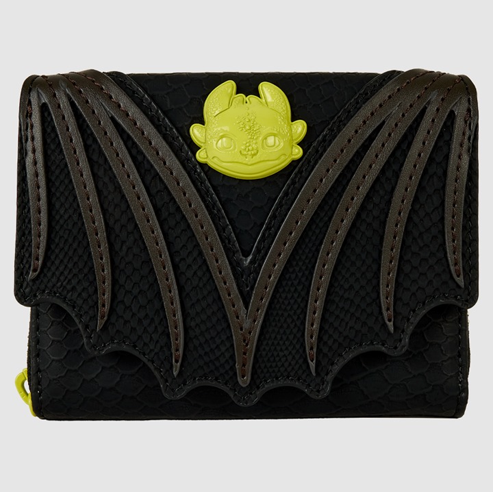 How To Train Your Dragon Night Fury Trifold Wallet