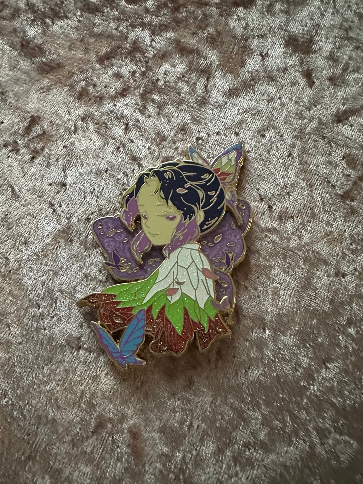 Shinobu Enamel Pin on Pin