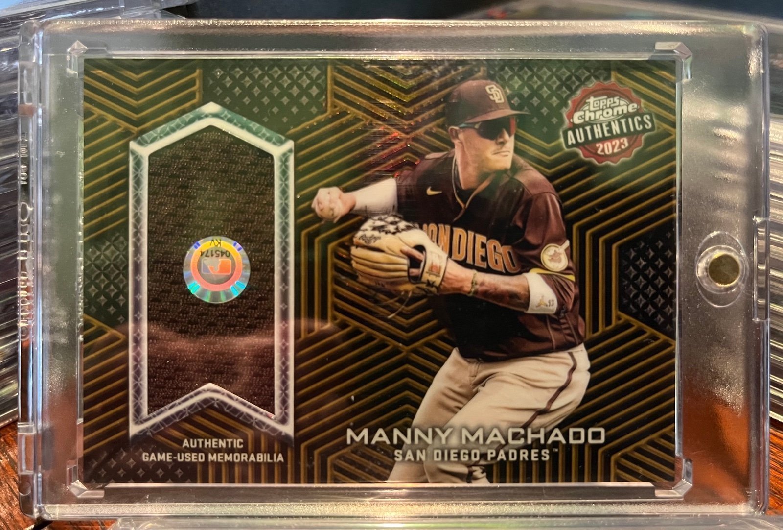 2023 Topps Chrome Game Used Authentics Relics Manny Machado