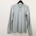 LULULEMON Metal Vent Tech Long Sleeve Henley Silverescent Blue Cast Size L