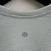 LULULEMON Metal Vent Tech Long Sleeve Henley Silverescent Blue Cast Size L