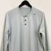 LULULEMON Metal Vent Tech Long Sleeve Henley Silverescent Blue Cast Size L
