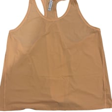 Women’s Peach Orange Athleta Flowy Athletic Racerback Running Tank Top 3XL