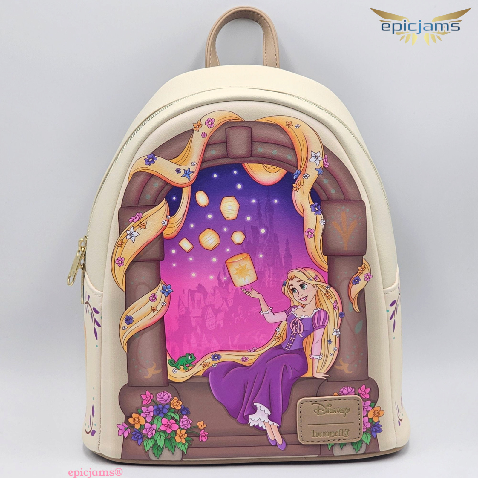 Loungefly Disney Tangled Rapunzel Lantern Window Mini Backpack New