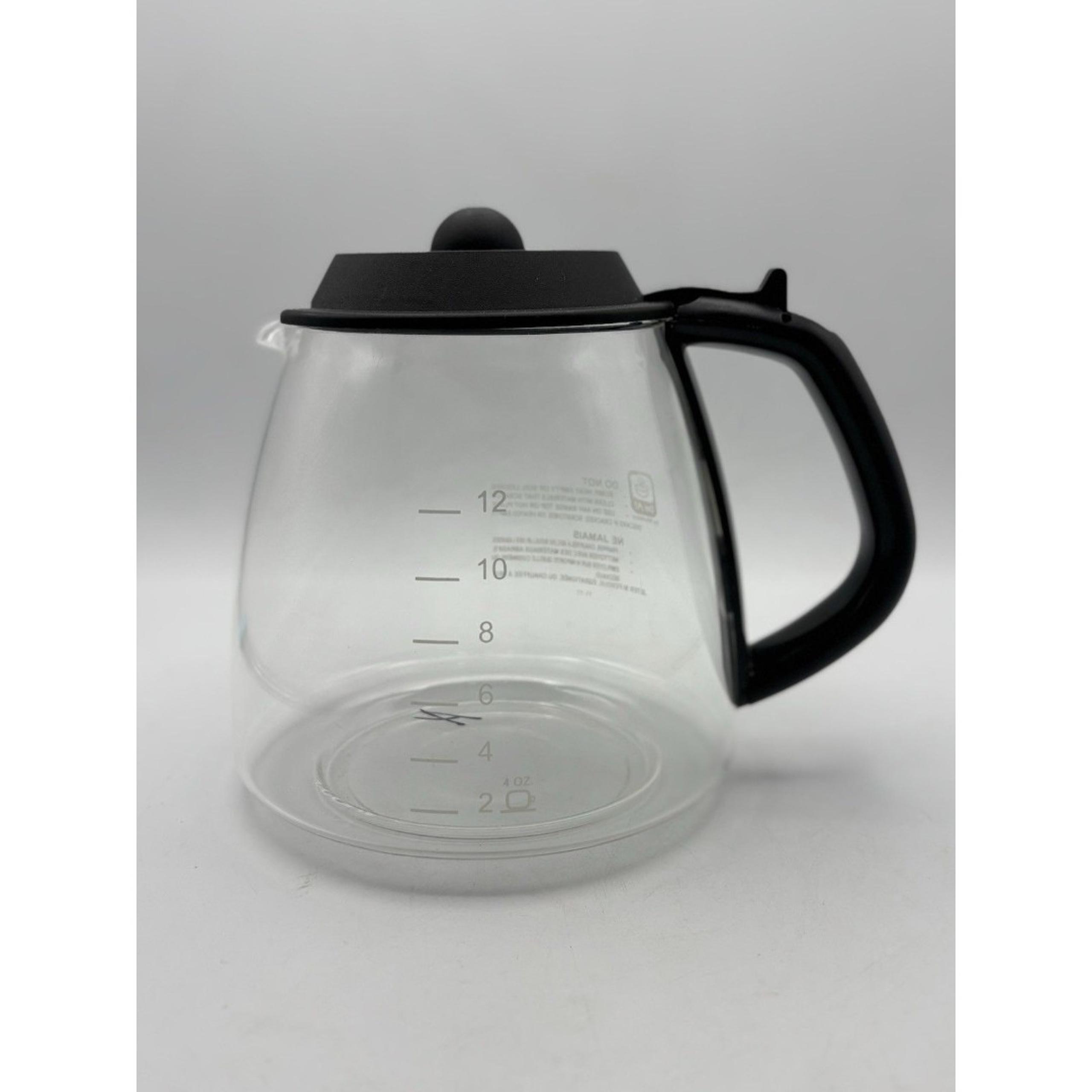 Medelco 12-Cup Millennium Style Replacement Carafe – Black (GL312)