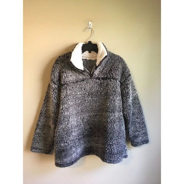 Peach love sherpa pullover online