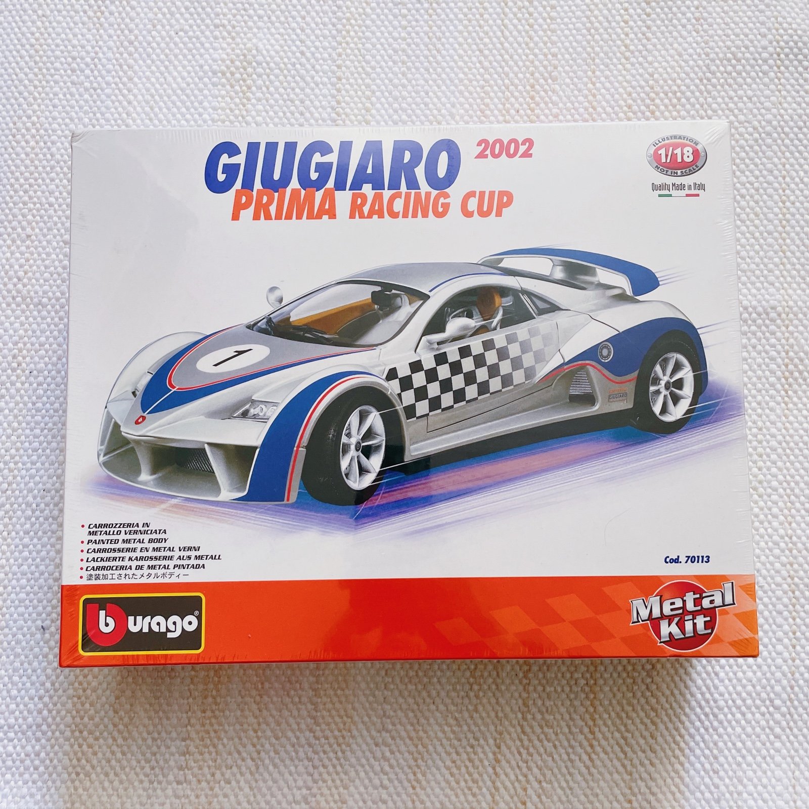 Giugiaro Prima Racing Cup 2002 1:18 Scale Model Metal Kit