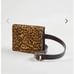 J. Jill Leopard Print Calf Hair Belt Bag XL