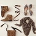 J. Jill Leopard Print Calf Hair Belt Bag XL