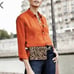 J. Jill Leopard Print Calf Hair Belt Bag XL