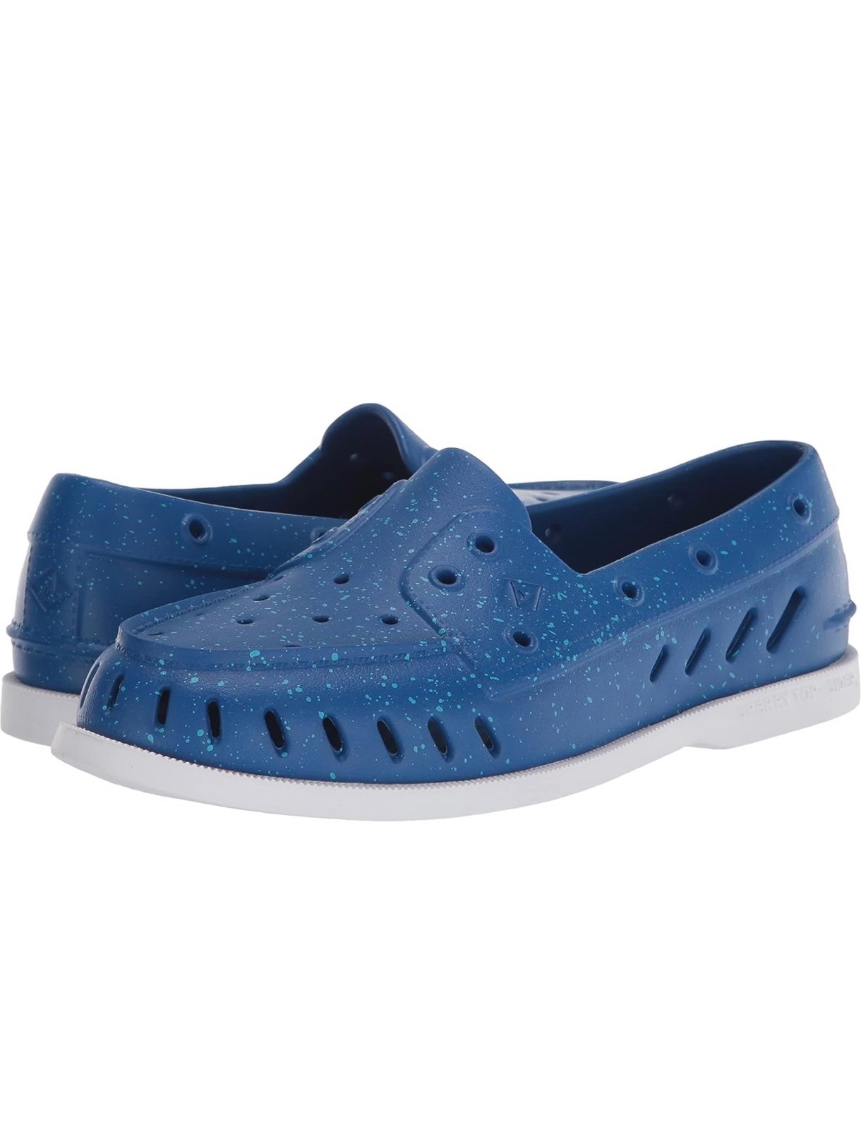 Mens 9M Sperry boat shoes fishing bathing float blue shoe