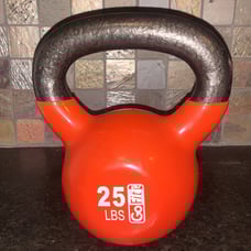 25 pound kettlebell