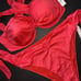 Victoria's Secret 34DDD,36DDD,38DD,38DDD BIKINI High-waist STRAWBERRY PINK RED