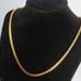 18K Gold Womens Chain Necklace 20 20in Bike Link Style Ladies Jewelry Chains ct