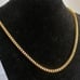 18K Gold Womens Chain Necklace 20 20in Bike Link Style Ladies Jewelry Chains ct