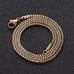 18K Gold Womens Chain Necklace 20 20in Bike Link Style Ladies Jewelry Chains ct