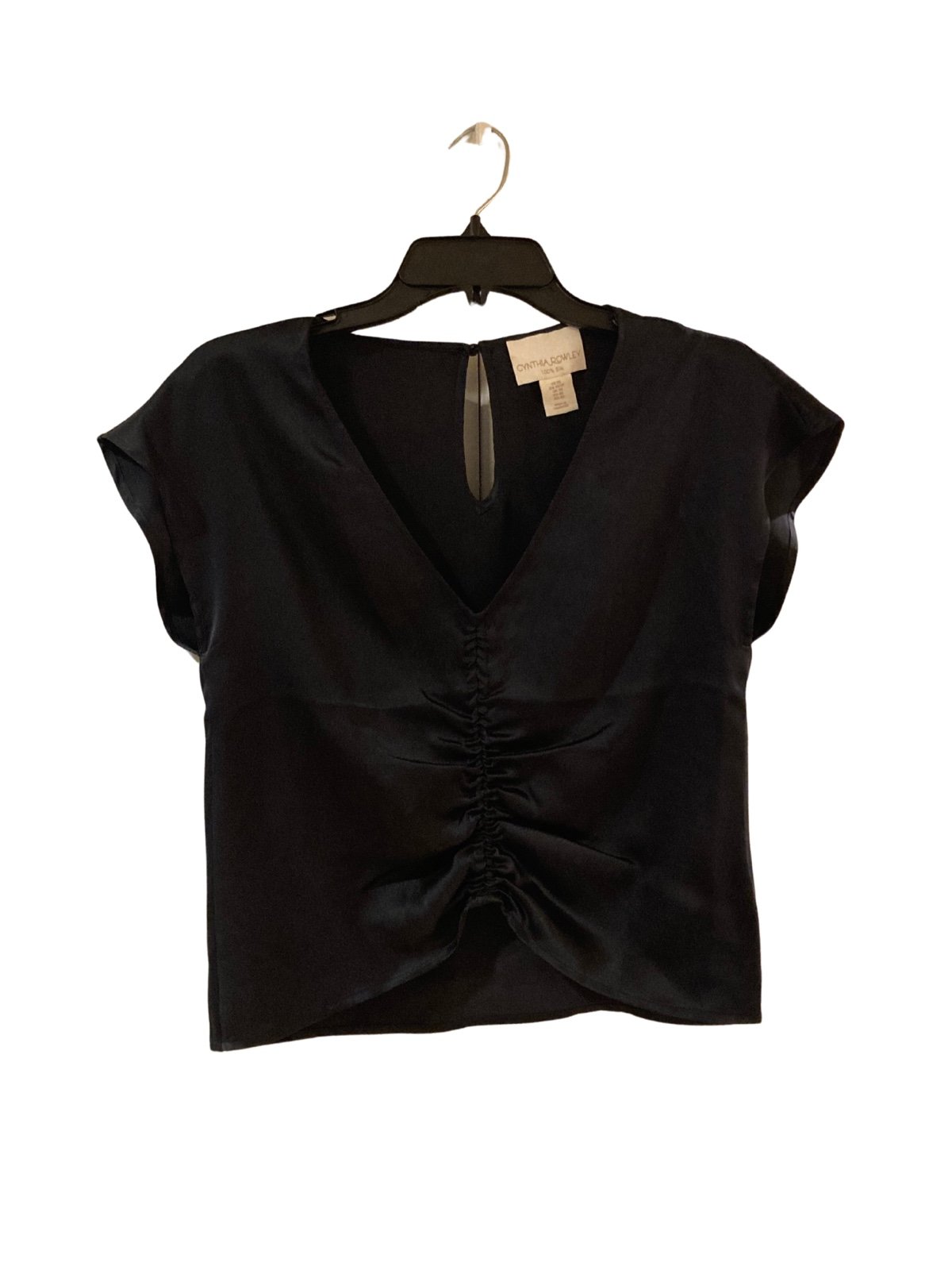 NWOT CYNTHIA ROWLEY SILK TOP SIZE XS
