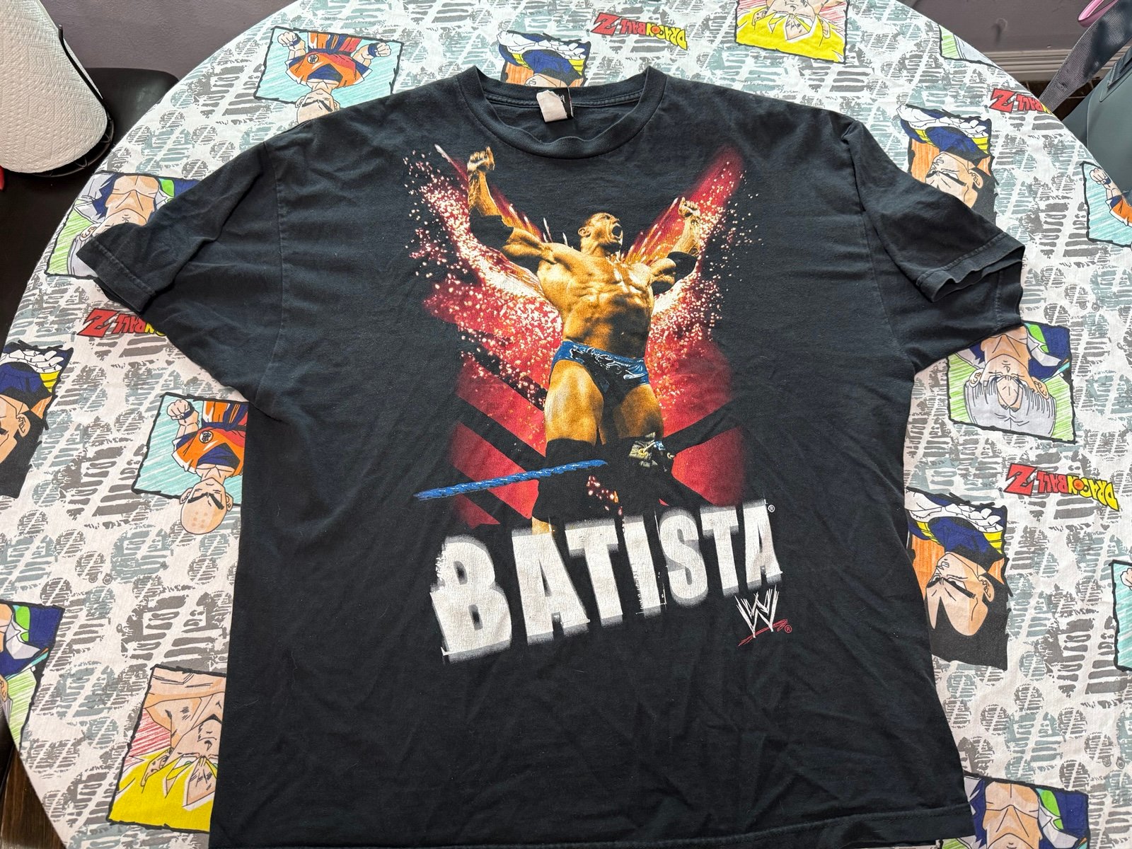 Vintage WWF WWE ECW Batista Official T-Shirt Vintage Wrestling Size XXL