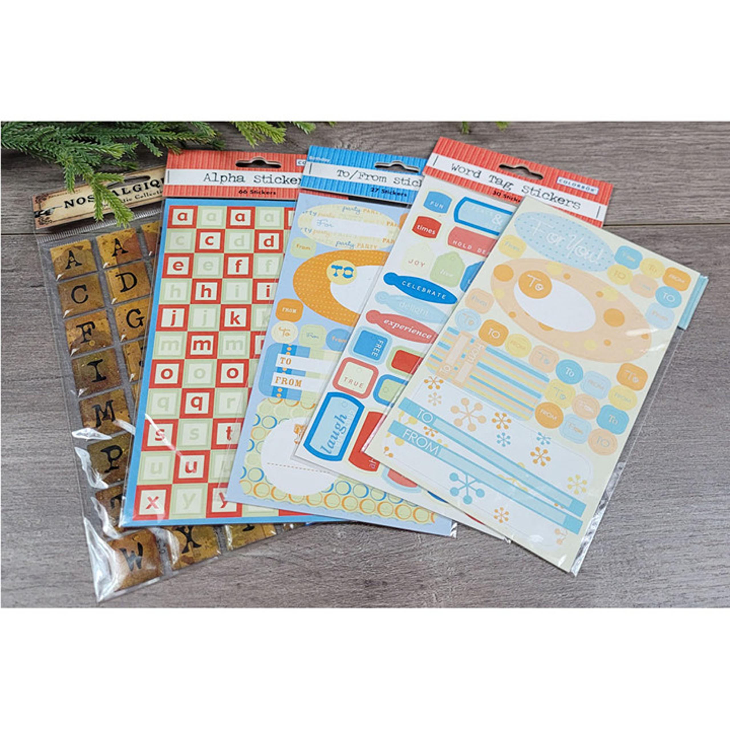 Colorbok Stickers & Rebecca Sowers Stickers Arts Crafts Scrapbooking NWT