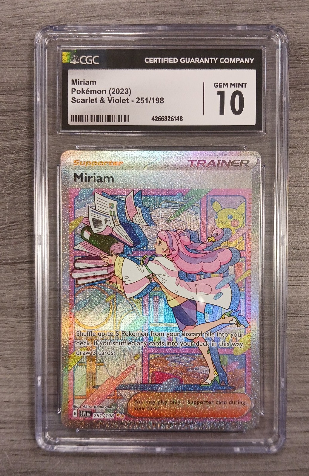 CGC 10 Miriam Scarlet and Violet - 251/198