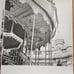 Carousel Paris France Enlarged Photo Black And White Large Format 19x19 1980s