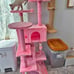 NEW Pink 54 Inches Cat Tree Tower for Indoor Cats Kitten Cat Cute Furniture Toy