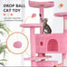 NEW Pink 54 Inches Cat Tree Tower for Indoor Cats Kitten Cat Cute Furniture Toy