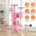 NEW Pink 54 Inches Cat Tree Tower for Indoor Cats Kitten Cat Cute Furniture Toy